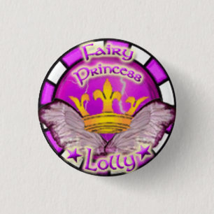 FEENHAFTE Prinzessin Lolly BUTTON für Renfaire,
