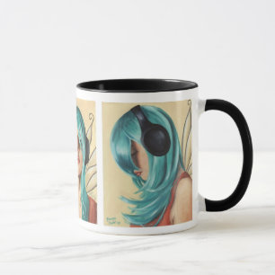 Feenhafte Tassen-städtische feenhafte Tasse