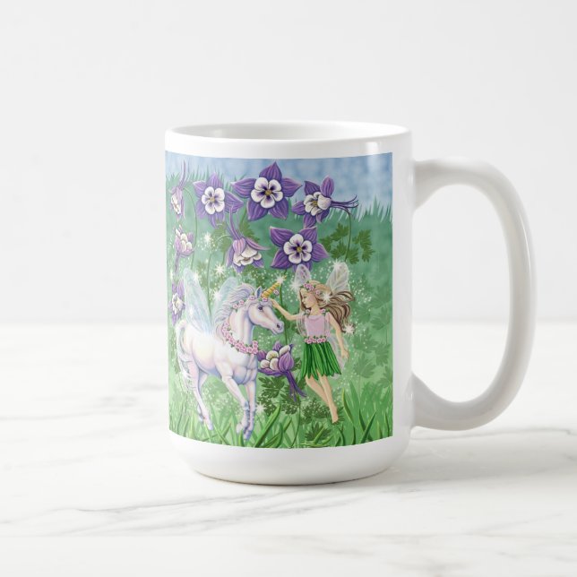 Feenhafte Unicorn-Tasse Kaffeetasse (Rechts)