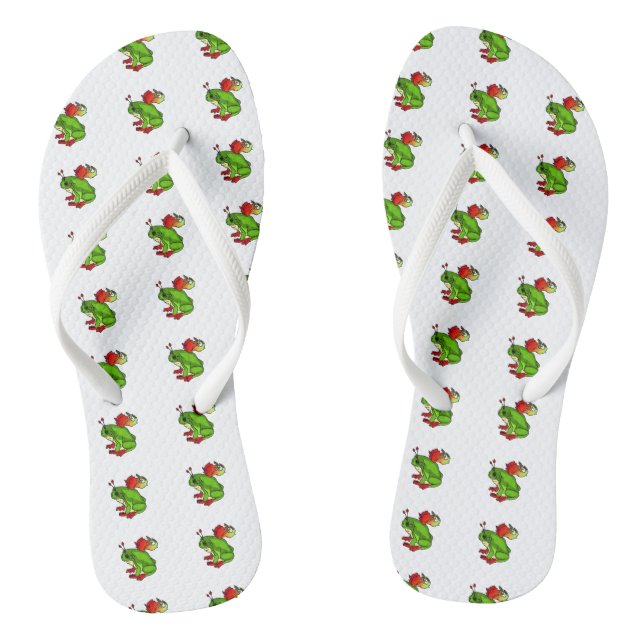 Feenhafter Frosch Flip Flops (Fußbett)