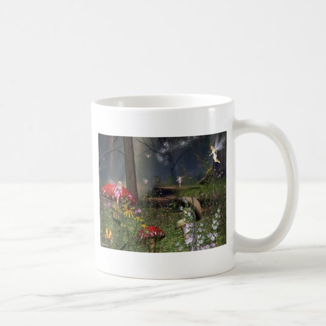 Feenhafter Wald Kaffeetasse (Rechts)