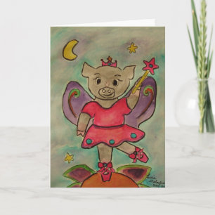 Feenhaftes Schwein Karte