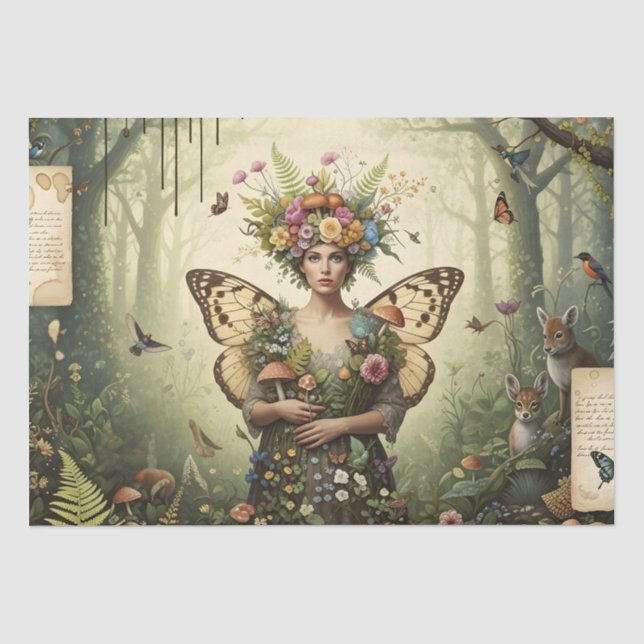 Feenhandwerk Collage Tissue Seidenpapier (Vorderseite)