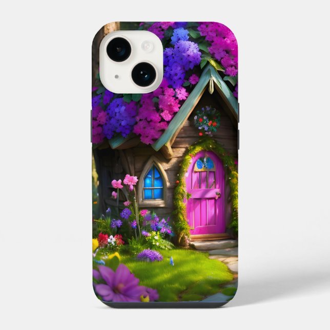 Feenhaus iPhone 14 Hülle (Rückseite)