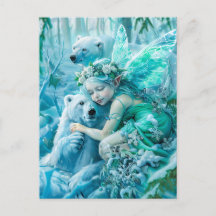 Feenkind und spielerische Polarbären