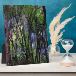 Feenlichter Surrealer Wald Fotoplatte