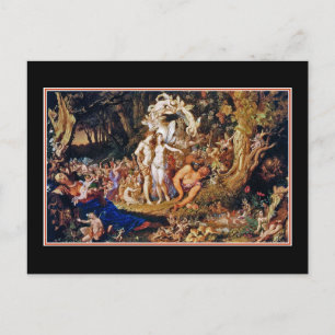 Feenmalerei "Oberon und Titania" Postkarte