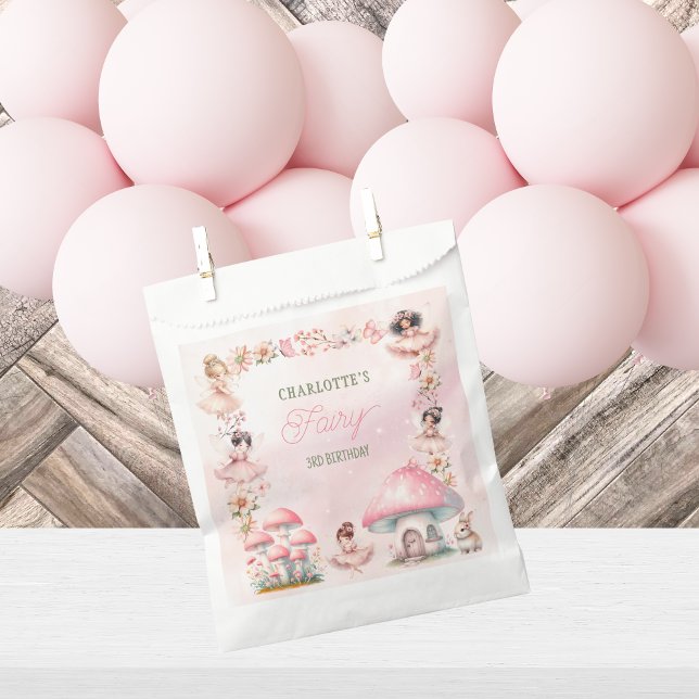 Feenpilzhaus Rosa Geburtstag Geschenktütchen (Von Creator hochgeladen)