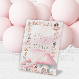 Feenpilzhaus Rosa Geburtstagsgeschenke Sockelschild