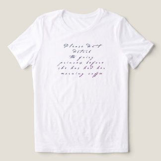 Feenprinzessin Kaffee T-Shirt Tri-Blend Shirt