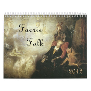 Feenvolk viktorianischer Kalender