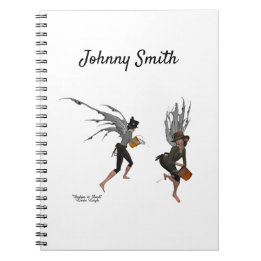 Féeries de pluie pour garçon jumeaux Carnet spiral