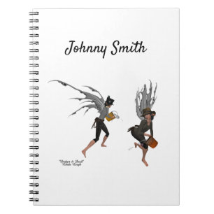 Féeries de pluie pour garçon jumeaux Carnet spiral