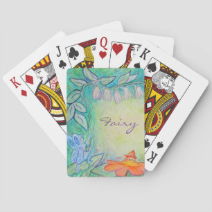 Fées dans l'Art Jardin Cartes de jeu personnalisée