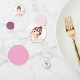 Fées et table rose Confetti