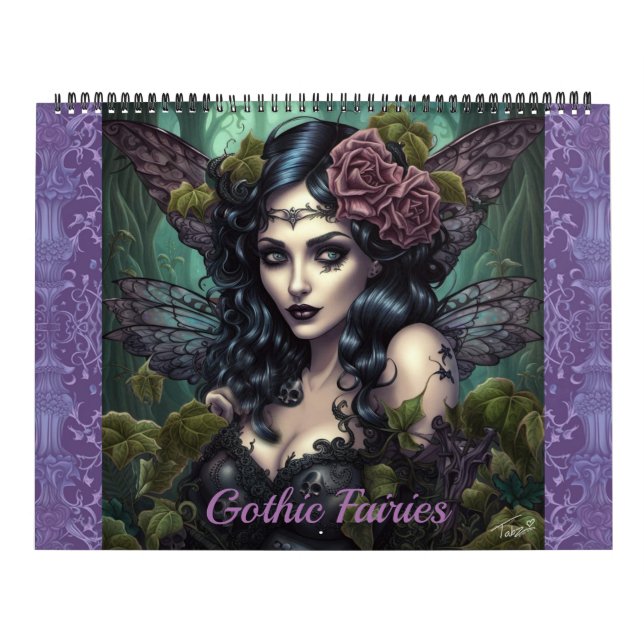 Fées gothiques par Ivy et Bat Art Calendrier (Protection)