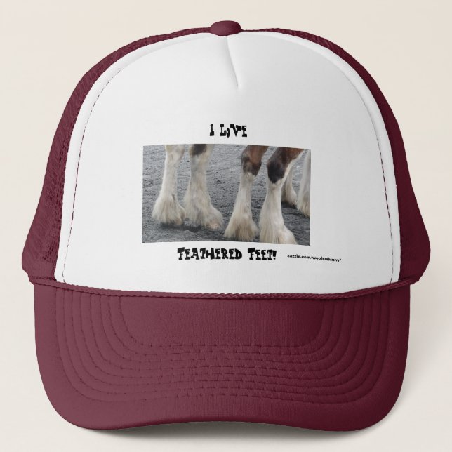 Feet Truckerkappe (Vorderseite)