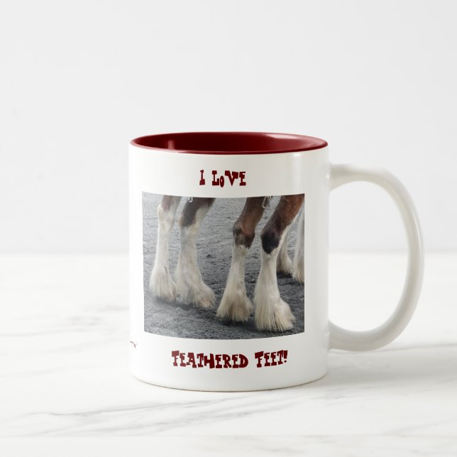 Feet Zweifarbige Tasse (Rechts)