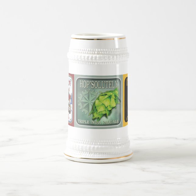 Fegleys Gebräu bearbeitet Stein Bierglas (Mittel)