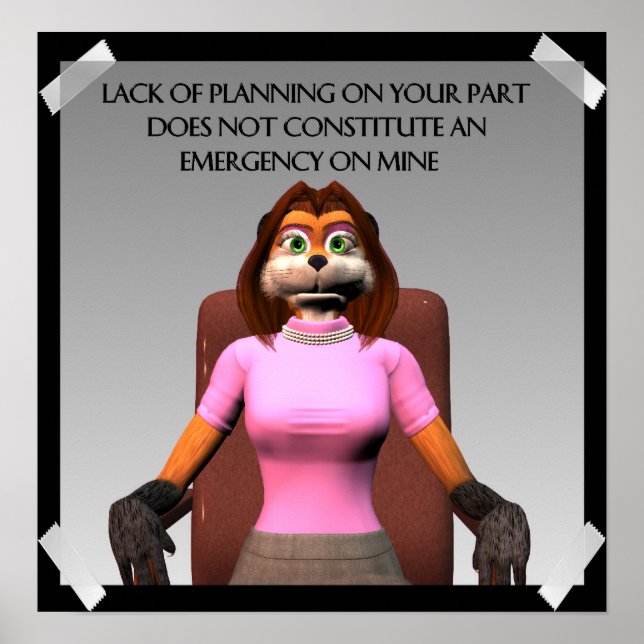 Fehlendes Planungspaket Poster (Vorne)