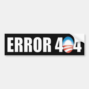 Fehler 404: AntiObamacare Autoaufkleber
