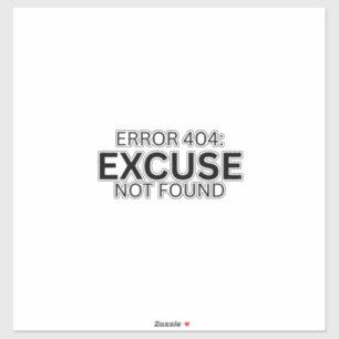 Fehler 404 Entschuldigung Nicht Gefunden Minimalis Aufkleber