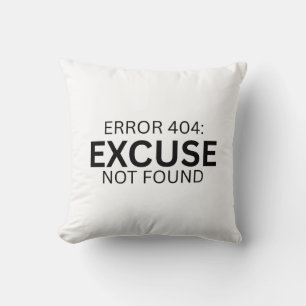 Fehler 404 Entschuldigung nicht gefunden Minimalis Kissen
