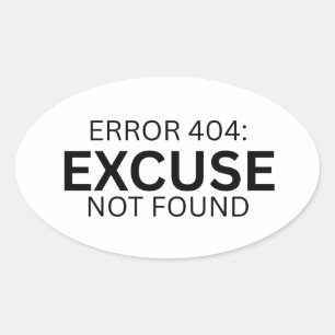 Fehler 404 Entschuldigung Nicht Gefunden Minimalis Ovaler Aufkleber