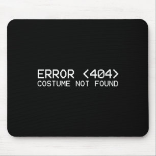 Fehler 404 Kostüm nicht gefunden Fun Halloween 201 Mousepad
