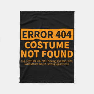 Fehler 404 Kostüm wurde nicht gefunden Matching Fu Fleecedecke