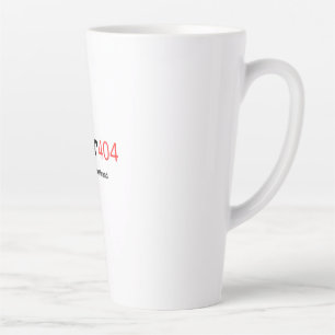 Fehler 404 Motivation wurde nicht gefunden Funny Milchtasse