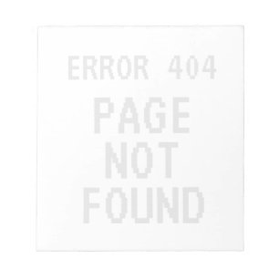 Fehler 404 Seite Das Logo für das Memo wurde nich Notizblock