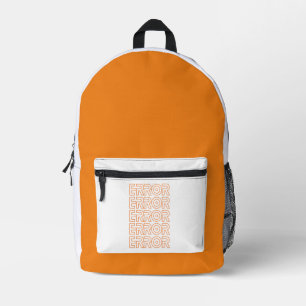 Fehler Bedruckter Rucksack