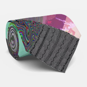 Fehler beim Laden der dunklen Glitch-Art Abstract Krawatte