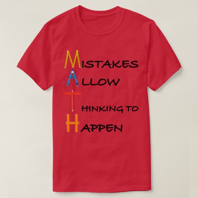 Fehler ermöglichen das Denken 11 T-Shirt (Design vorne)