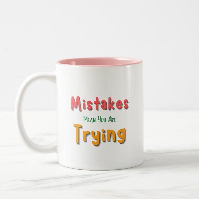 Fehler gemein, den du versuchst zweifarbige tasse (Links)
