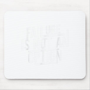 Fehler Ist Keine Option Motivierend  Mousepad