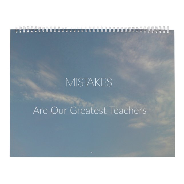 Fehler sind Beste Lehrer 2018 Inspiration Kalender (Titelbild)