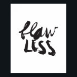 Fehler weniger Print Poster<br><div class="desc">Flawless hand geschriebene Typografie drucken.</div>