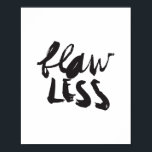 Fehler weniger Print Poster<br><div class="desc">Flawless hand geschriebene Typografie drucken.</div>