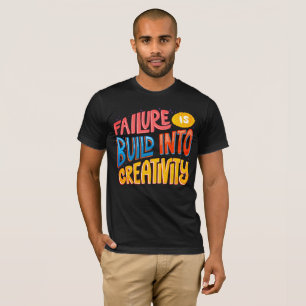 Fehler wird in Kreativität eingebaut - Retro-T - S T-Shirt