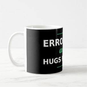 Fehlerbalken sind nur Umarmungen für Data Science  Kaffeetasse