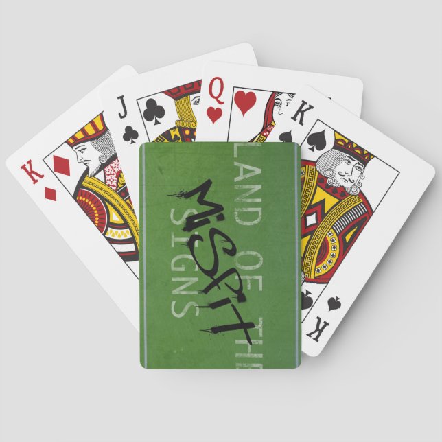 Fehlerhafte Karten Spielkarten (Rückseite)