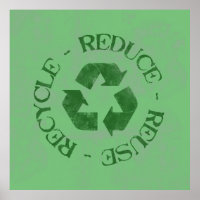 Fehlerhaftes Recycle-Poster zur Verringerung der W