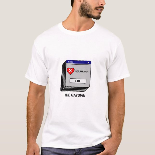 FEHLERMELDUNG NICHT VERSTÄRKT LGBT ASCH T-Shirt (Vorderseite)