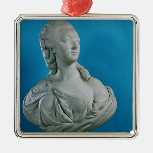 Fehlschlag der Gräfin du Barry 1773 Ornament Aus Metall (Vorne)