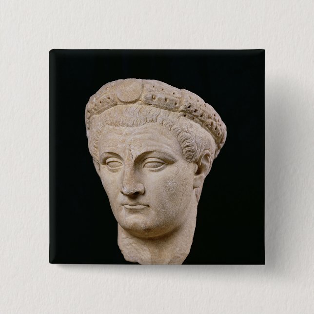 Fehlschlag des Kaisers Claudius von Thasos Button (Vorderseite)