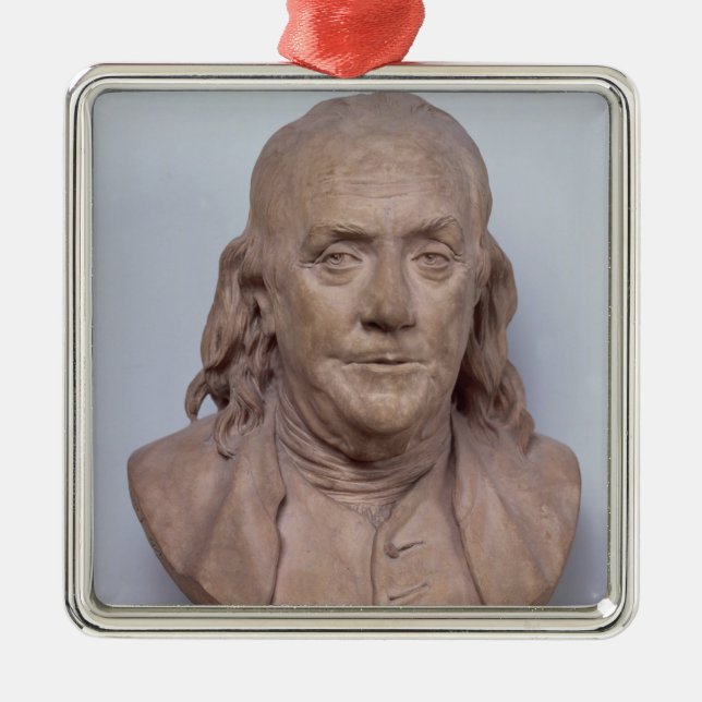 Fehlschlag von Benjamin Franklin 1778 Silbernes Ornament (Vorne)