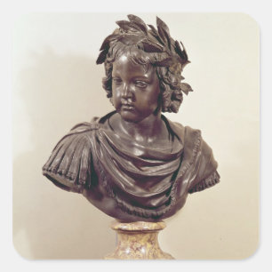 Fehlschlag von Louis XIV als Kind Quadratischer Aufkleber
