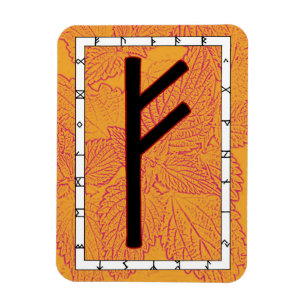 Fehu Viking Rune Magnet - Werden!
